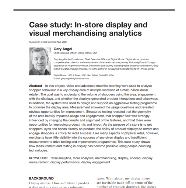 AppliedMarketing-Analytics-Reprint Case Study in Merchandising Analytics